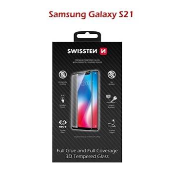 Swissten 3D Full Glue pre Samsung Galaxy S21 čierne (64701875)