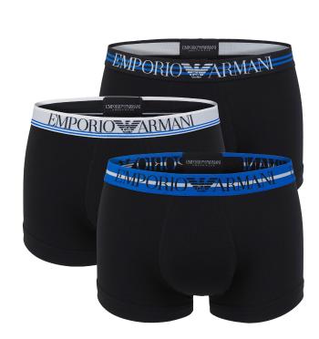 EMPORIO ARMANI - boxerky 3PACK stretch cotton fashion nero Armani logo - limited edition-L (86-91 cm)