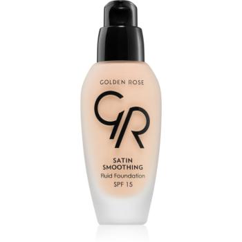 Golden Rose Satin Smoothing dlhotrvajúci tekutý make-up SPF 15 odtieň 23 34 ml