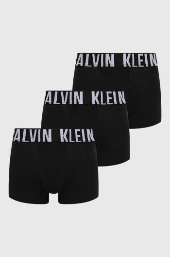 Boxerky Calvin Klein Underwear 3-pak pánske, čierna farba, 000NB3608A