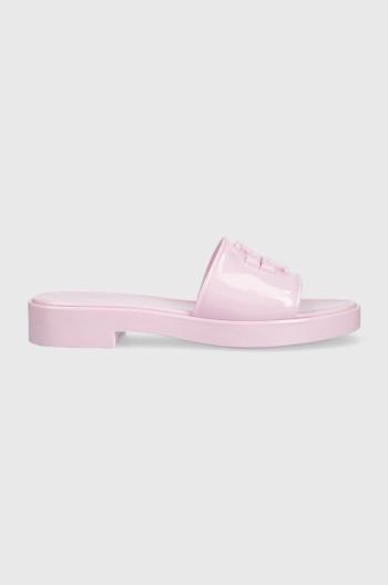 Šľapky Tory Burch 147569-600 dámske, ružová farba, Eleanor Jelly Slide