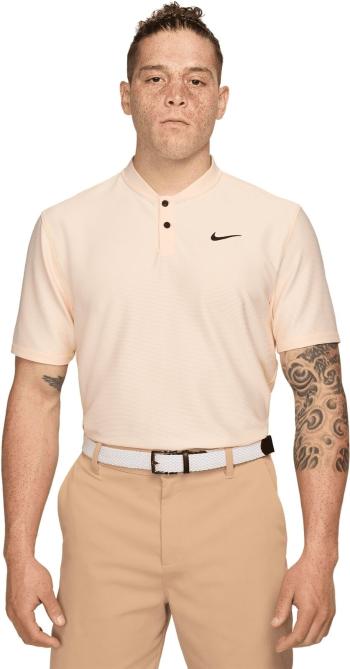 Nike Dri-Fit Tour Texture Mens Guava Ice/Black XL Polo košeľa