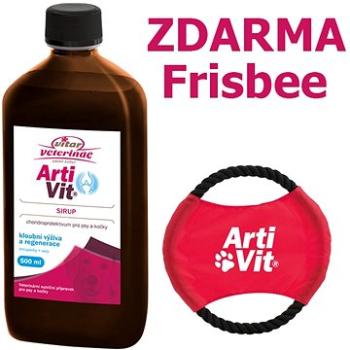 Vitar Veterinae Artivit sirup 500 ml + frisbee hračka pre psov (8595011143478)