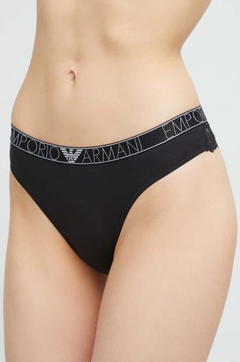 Tangá Emporio Armani Underwear 2-pak čierna farba