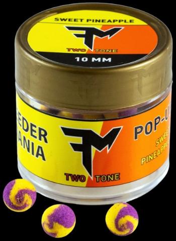 Feedermania two tone pop up boilies 14 g - 10 mm sweet pineapple