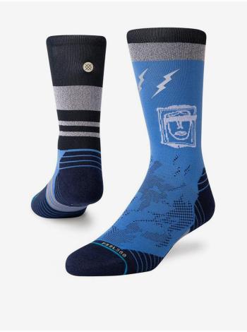 Modré pánske vzorované ponožky Stance Shatter