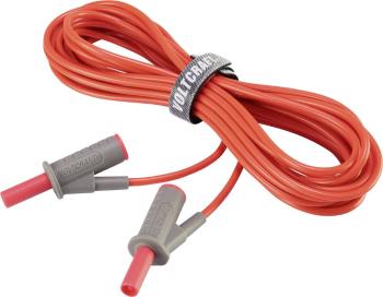 VOLTCRAFT MSB-501 bezpečnostné meracie káble [lamelový zástrčka 4 mm - lamelový zástrčka 4 mm] 5.00 m červená 1 ks