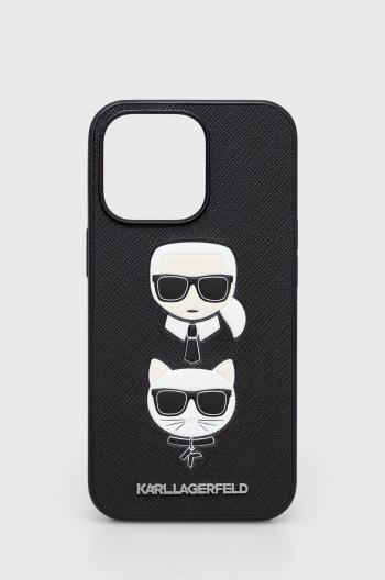Puzdro na mobil Karl Lagerfeld Iphone 13 Pro / 13 6,1'' čierna farba
