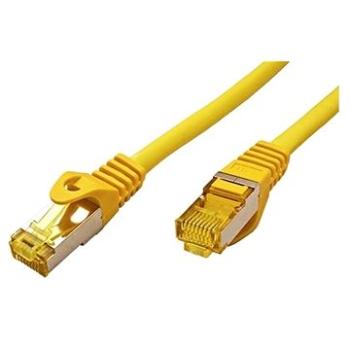 OEM S/FTP patchkabel Cat 7, s konektormi RJ45, LSOH, 0,25 m, žltý (21.92.2112)