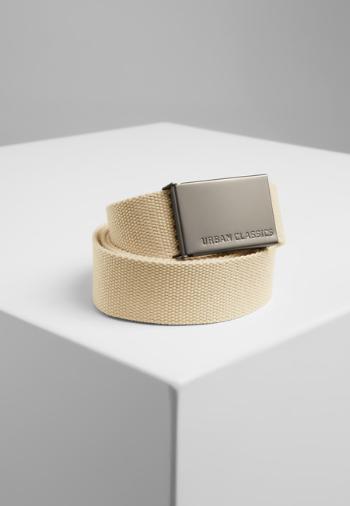 Urban Classics Canvas Belts beige - UNI