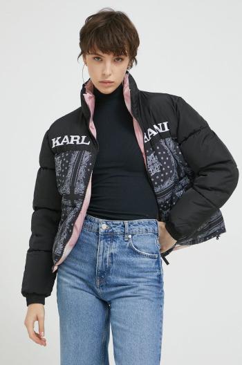 Obojstranná bunda Karl Kani Retro Reversible Puffer Jacket dámska, zimná, oversize