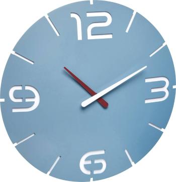 TFA Dostmann 60.3047.14 Quartz nástenné hodiny 35 cm x 3.5 cm  morská modrá