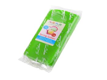 Zelený rolovaný fondant Spring Green (farebný fondán) 1 kg - FunCakes