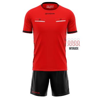 KIT FLAG ROSSO/NERO Tg. XL