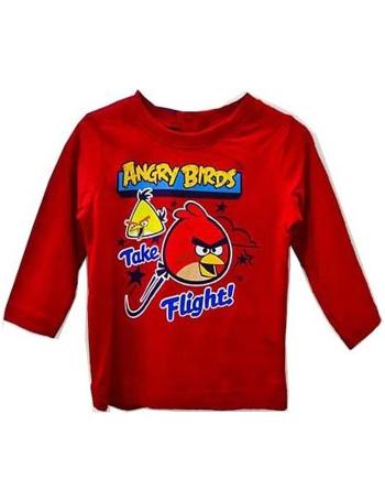 Angry birds chlapčenskú červené tričko vel. 67