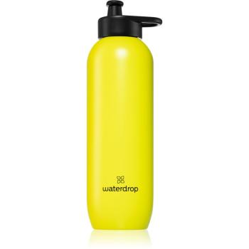 Waterdrop Steel Ultralight fľaša na vodu z nehrdzavejúcej ocele farba Bright Yellow 800 ml