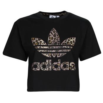 adidas  Tričká s krátkym rukávom T-SHIRT LOGO  Čierna