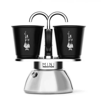 BIALETTI SET MINI EXPRESS INDUCTION 2 SAL. CIERNA + 2 POH.