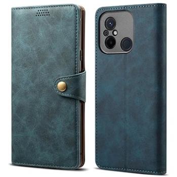 Lenuo Leather flipové puzdro na Xiaomi Redmi 12C, modrá (348436)