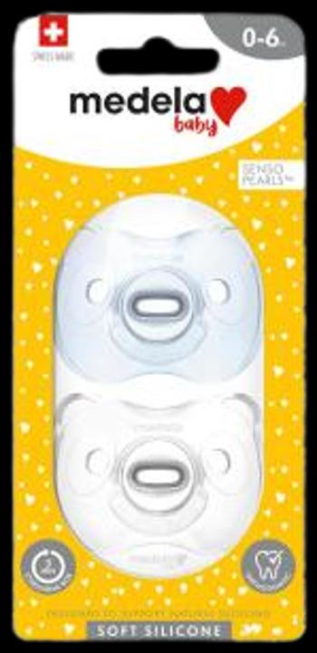 Medela Baby mäkký celosilikónový cumlík Boy 0-6m 2 ks