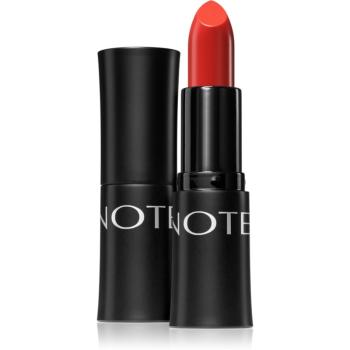 Note Cosmetique Deep Impact Lipstick krémový rúž 12 Flaming Heart Red 4,5 g