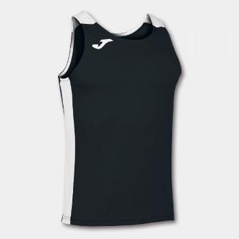 RECORD II TANK TOP BLACK WHITE M