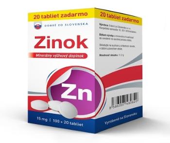 Dobré zo Slovenska DZSK Zinok 15 mg 120 tabliet