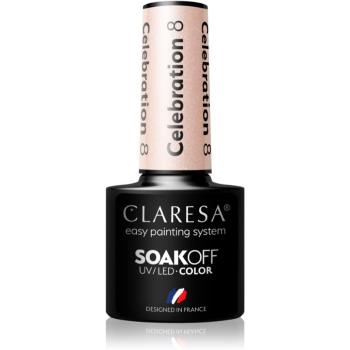 Claresa SoakOff UV/LED Color Celebration gélový lak na nechty odtieň 8 5 g