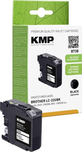 KMP Ink náhradný Brother LC-22UBK kompatibilná  čierna B73B 1535,4001