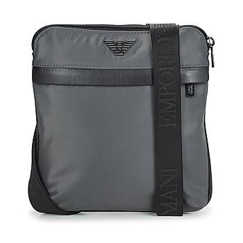 Emporio Armani  Vrecúška/Malé kabelky EAGLE POCKET CROSSOBODY FLAT  Šedá