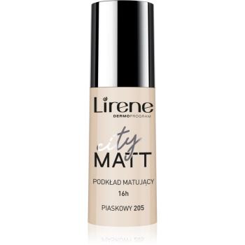 Lirene City Matt zmatňujúca podkladová báza pod make-up odtieň 205 Sand 30 ml