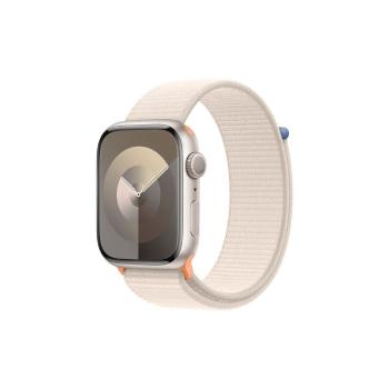 APPLE Watch Series 9 GPS 45mm hliníkové púzdro so športovým remienkom, Starlight