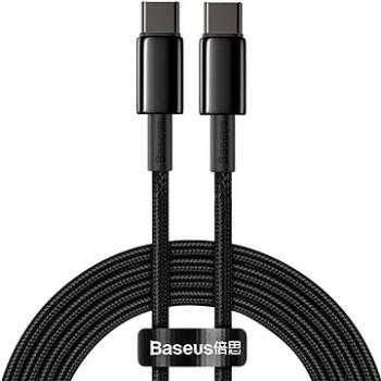 Baseus Tungsten Gold Fast Charging Data Cable Type-C (USB-C) 100 W 2 m Black (CATWJ-A01)