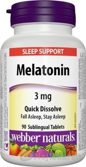 Webber Naturals Melatonin 3 mg 90 tabliet