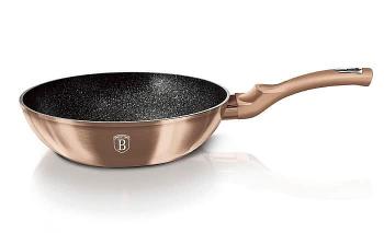 BERLINGERHAUS Wok s mramorovým povrchem 30 cm Rosegold Metallic Line BH-6171