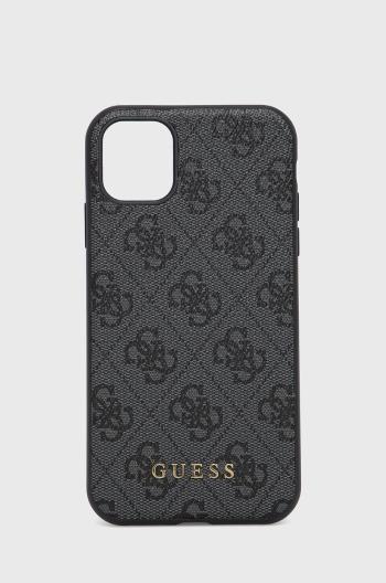 Puzdro na mobil Guess Iphone 11 6,1" šedá farba