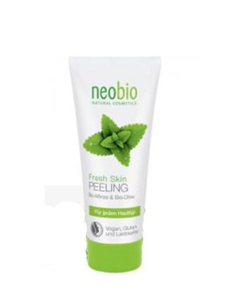 Pleťový peeling Fresh - mäta a aloe vera NEOBIO 100 ml