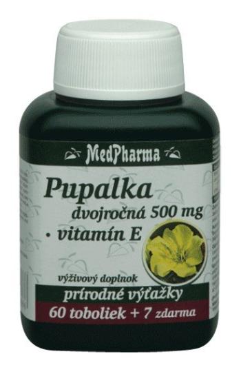 Medpharma Pupalka dvojročná 500mg + Vitamin E 67 tabliet