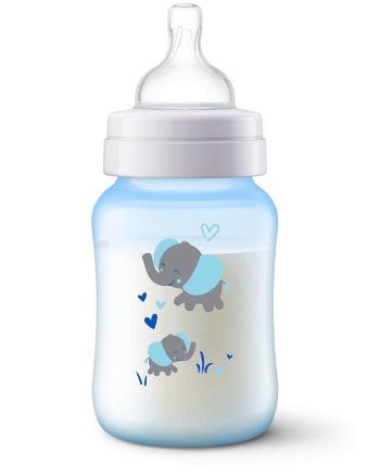 Philips AVENT Fľaša 260 ml Antikolik modrá slon