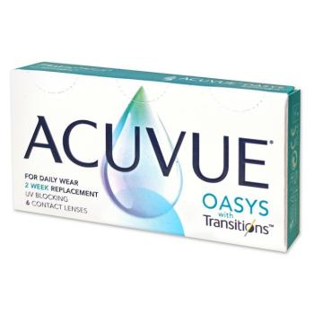 JOHNSON Acuvue oasys with transitions dvojtýždňové šošovky 6 kusov, Počet dioptrií: -7, Priemer: 14,0, Zakrivenie: 8,4, Počet ks: 6 ks