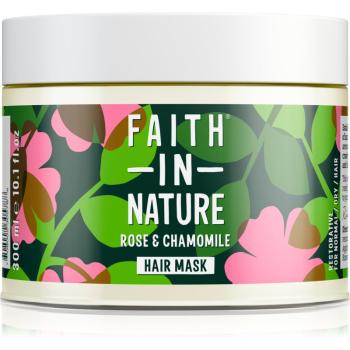 Faith In Nature Rose & Chamomile regeneračná maska pre poškodené vlasy 300 ml