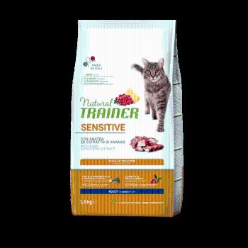 Natural Trainer Cat Sensitive Kačka 1,5kg