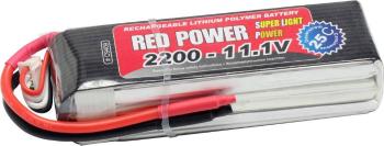 Red Power akupack Li-Pol 11.1 V 2200 mAh Počet článkov: 3 25 C SoftCase otvorené káblové koncovky