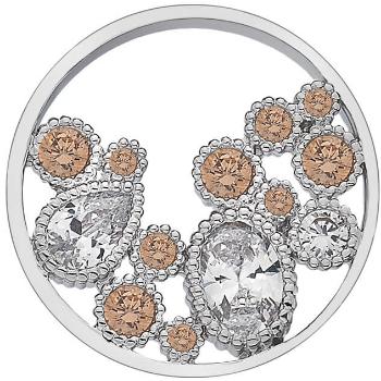 Hot Diamonds Prívesok Hot Diamonds Emozioni Spirito Libero Freedom Champagne Coin 3,3 cm