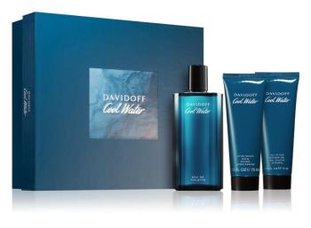 Davidoff Cool Water Man - EDT 125 ml + sprchový gel 75 ml + balzám po holení 75 ml