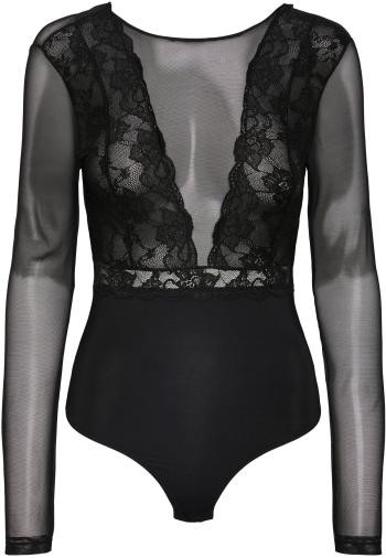 Pieces Dámske body PCSICCA 17141142 Black L