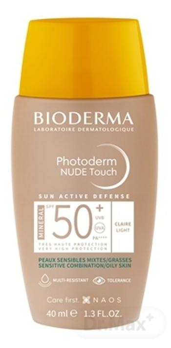 Bioderma Photoderm NUDE Touch MINERAL svetlý SPF 50+ fluid na opaľovanie