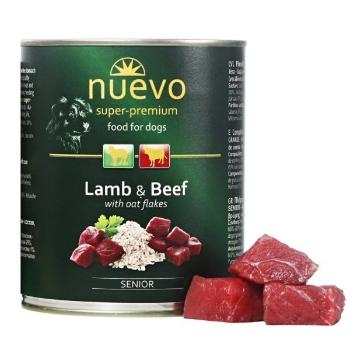 NUEVO dog Senior Lamb & Oat Flakes 6 x 400 g konzerva