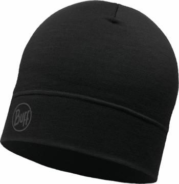 Buff Merino Lightweight Beanie Solid Black UNI