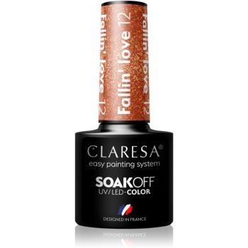 Claresa SoakOff UV/LED Color Fallin' Love gélový lak na nechty odtieň 12 5 g